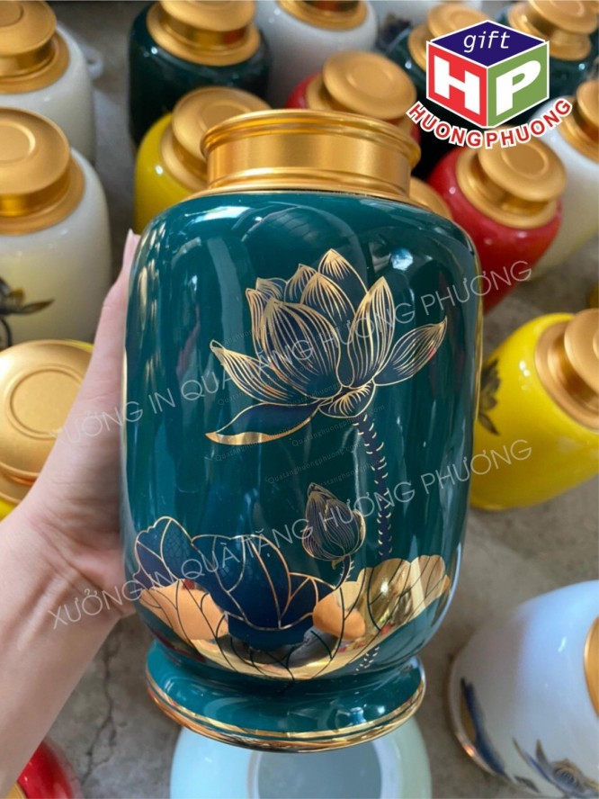 Hũ Đựng Trà Sứ Cao Cấp